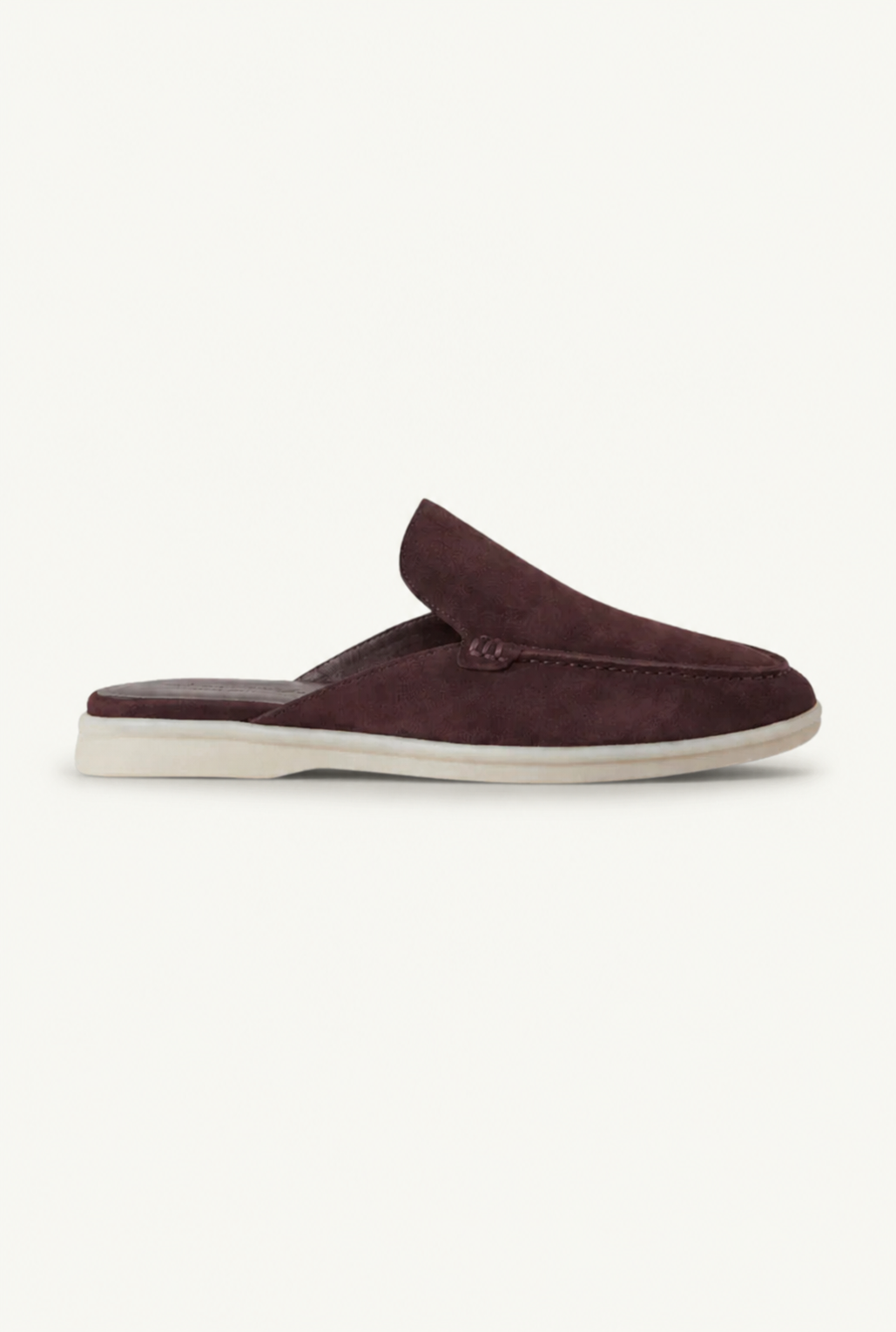 Kaffee Wildleder Yacht Pantolette